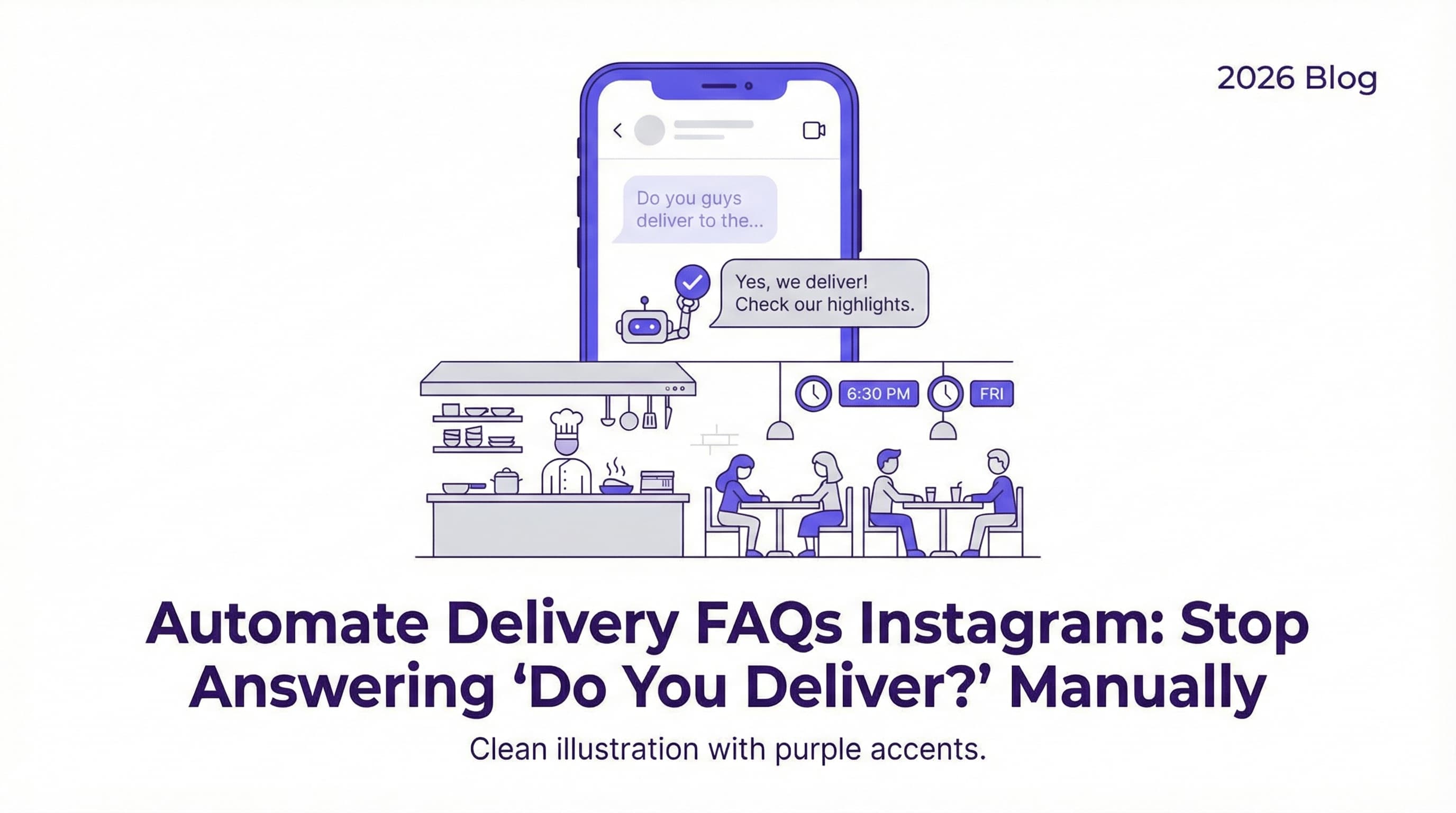 Automate Delivery FAQs Instagram: The 2026 Guide - Complete guide