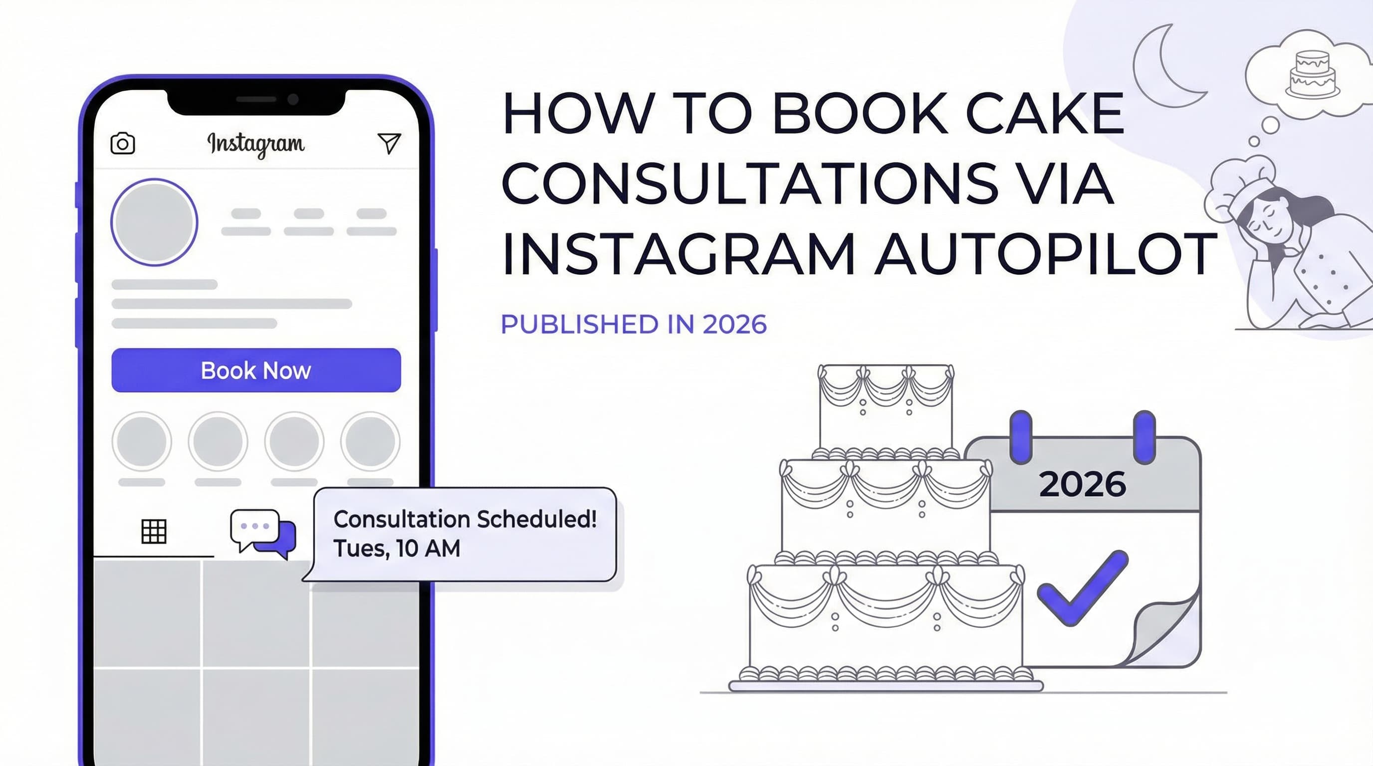 How to Book Cake Consultations via Instagram Autopilot