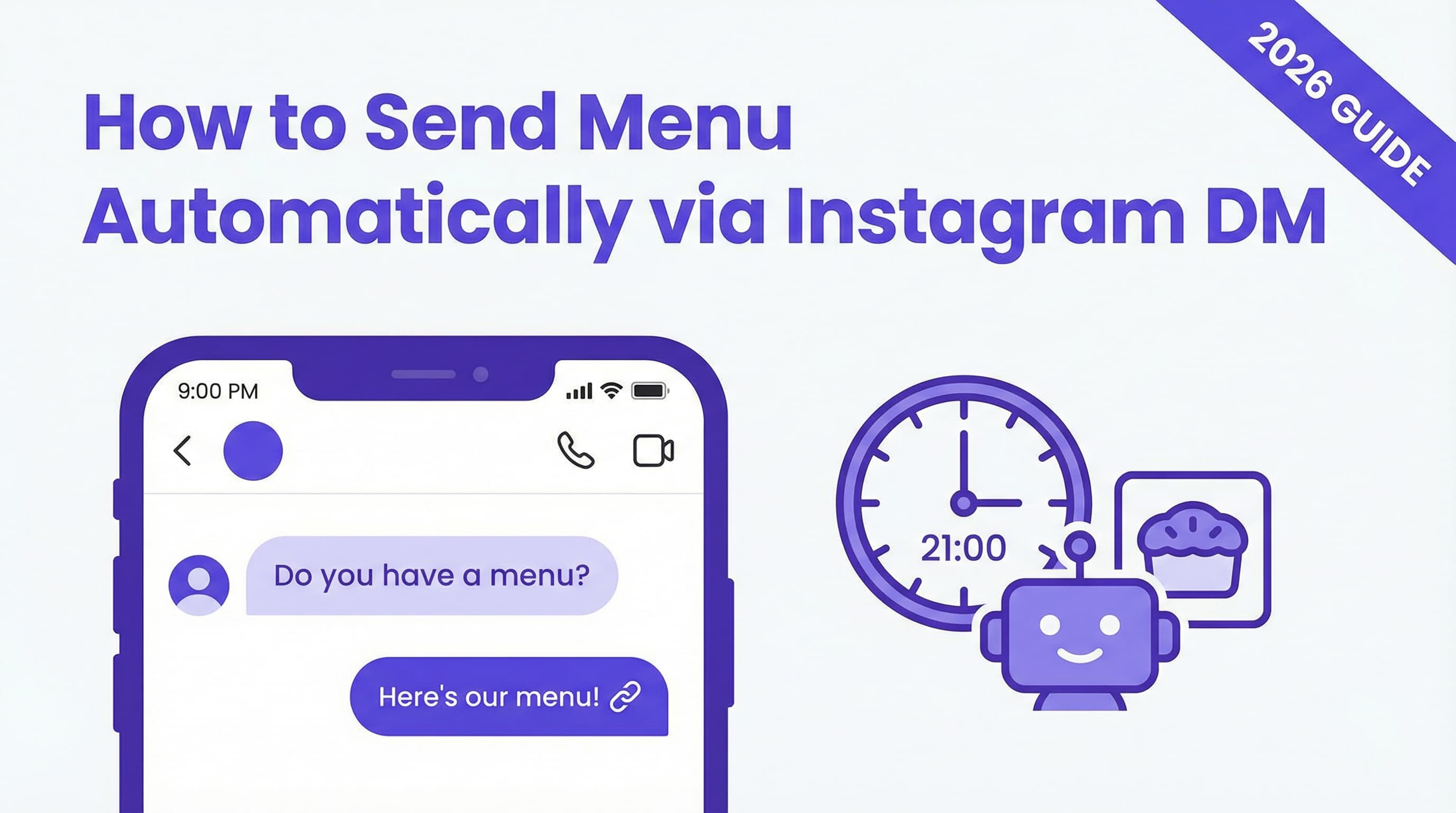 How to Send Menu Automatically via Instagram DM (2026 Guide)