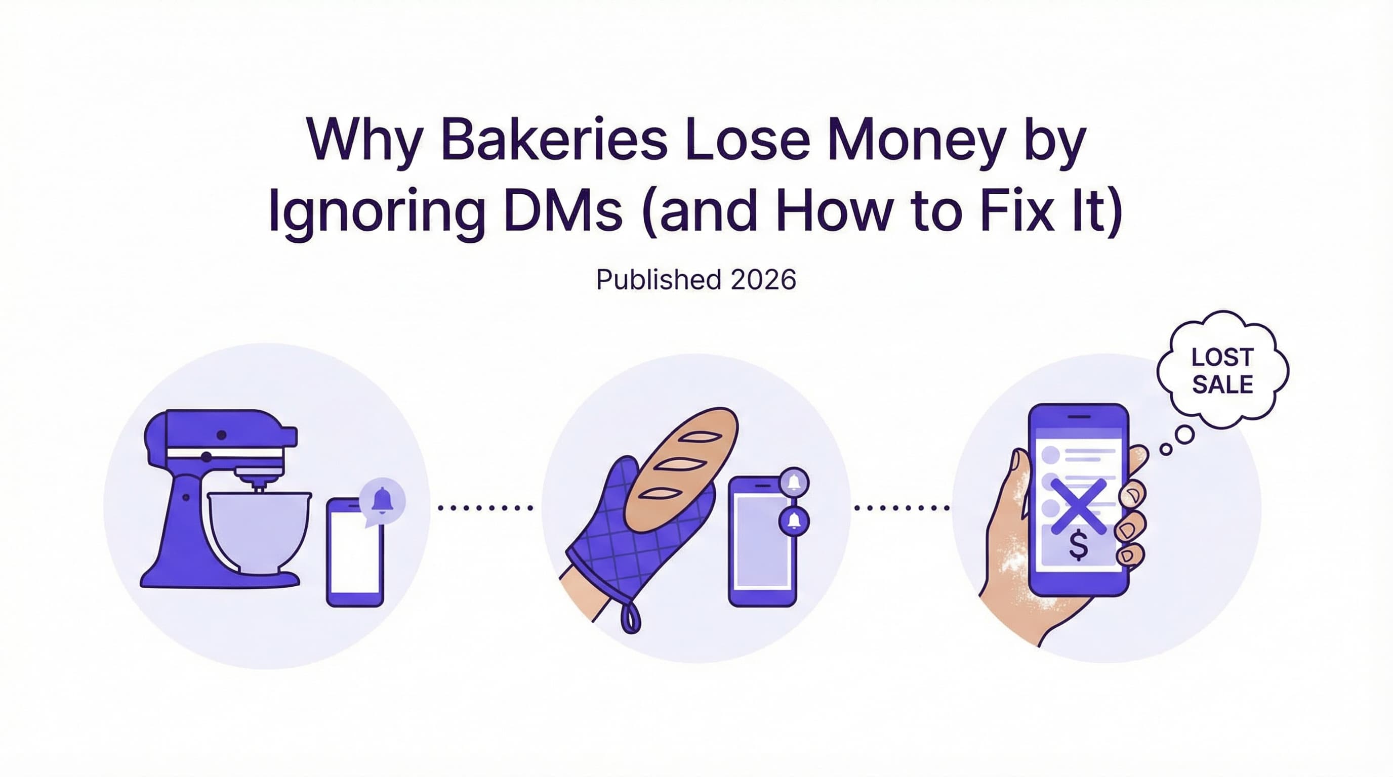 Why Bakeries Lose Money by Ignoring DMs (and How to Fix It)